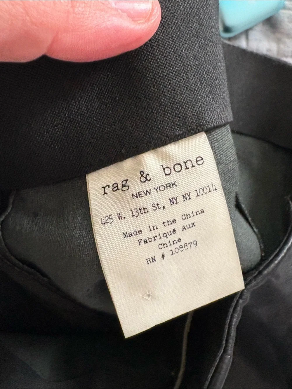 Rag & Bone Lamb Leather Pants 00 - Picture 6 of 9